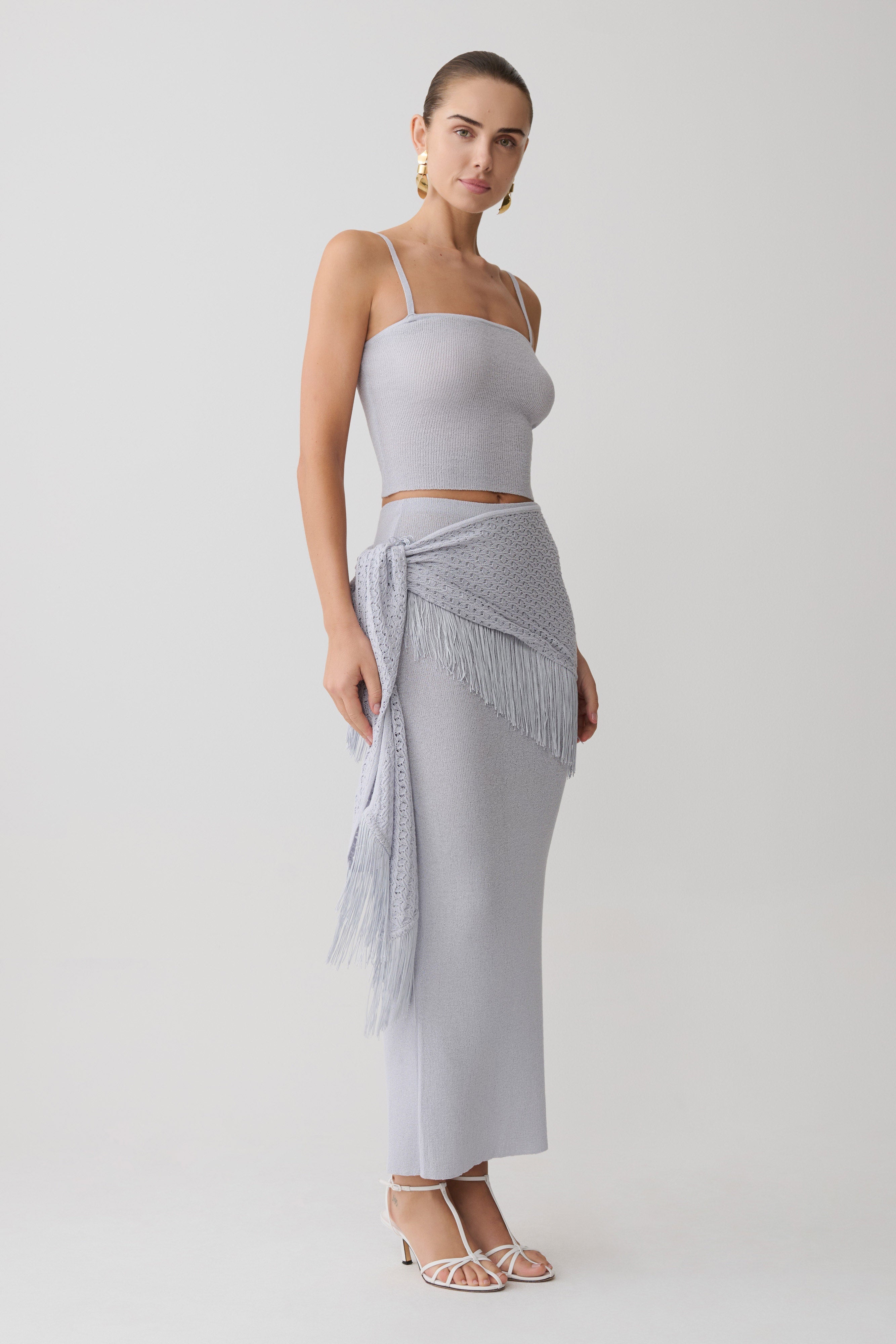 Jaytee Knit Top - Sky Blue